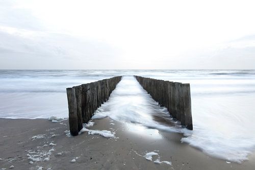 Golfbrekers dans la tempête