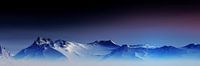 Schneebedeckte Berge von Angel Estevez Miniaturansicht
