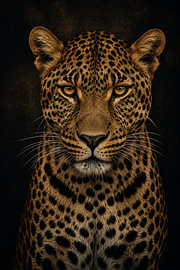 Porträt eines Leoparden