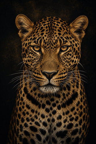 Porträt eines Leoparden