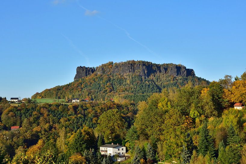 View to the Lilienstein by Karin Jähne