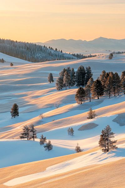 Winter landscape by Poster Art Shop