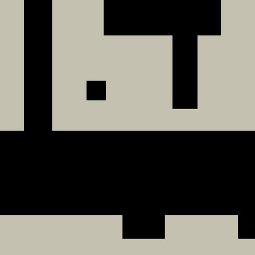 Zwarte Minimalistische Geometrische Abstracte Vormen op Wit nr. 9