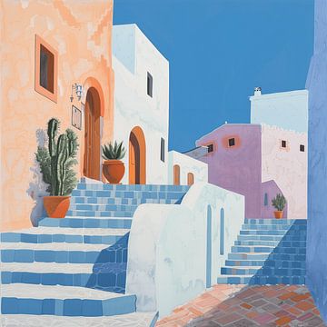 Mediterranean stairs by Dream Drip
