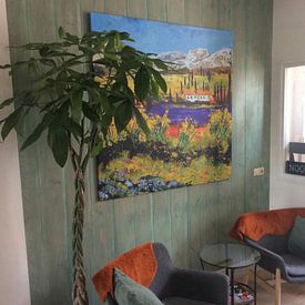 Customer photo: Lavender in Provence by pol ledent, on canvas