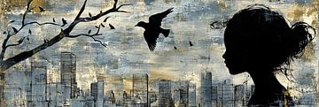 Stadsvogels van Blikvanger Schilderijen