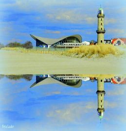 Am Strand von Warnemuende von Vera Laake