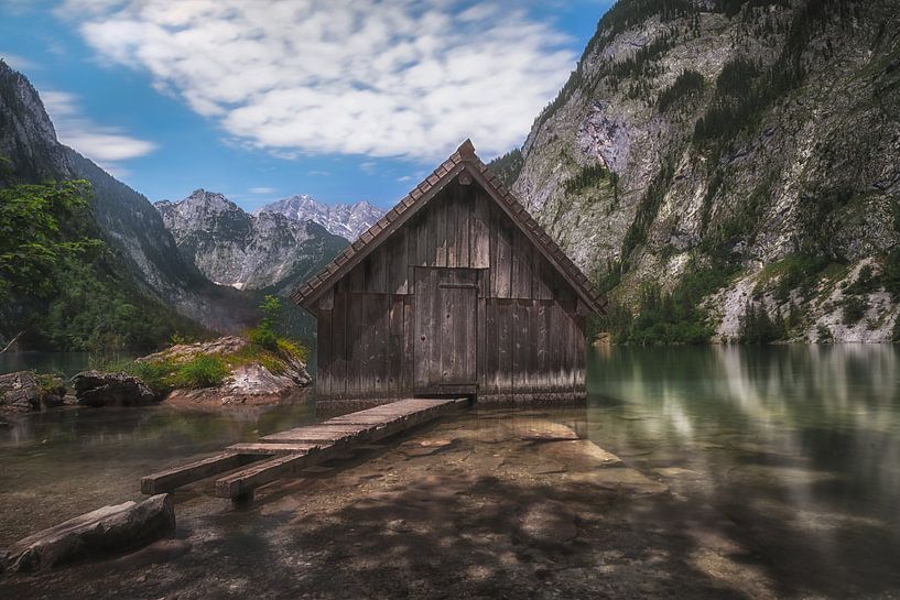 Bootshaus in den Alpen von Maikel Brands