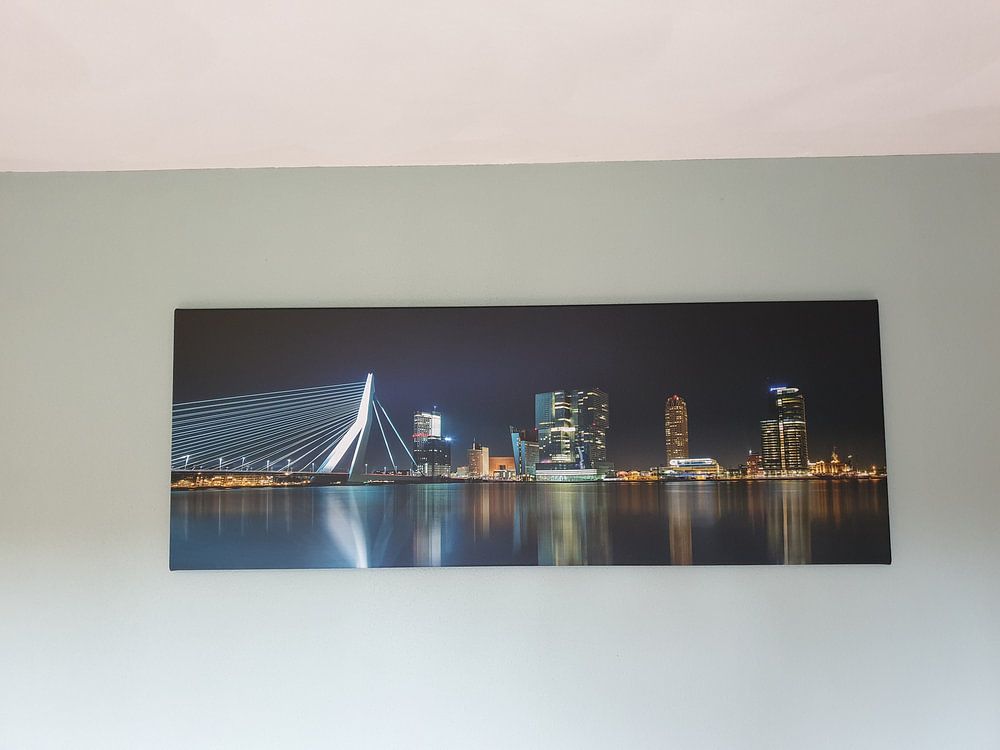 Skyline Rotterdam Panorama von Joram Janssen