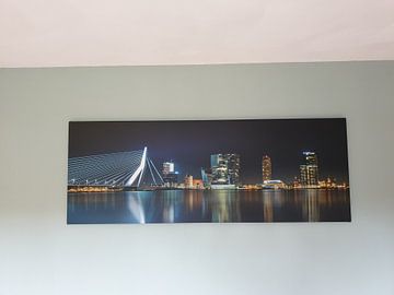 Klantfoto: Skyline Rotterdam Panorama van Joram Janssen