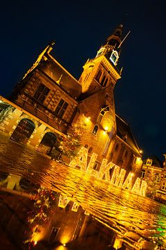 The Waag in Alkmaar in December by peterheinspictures