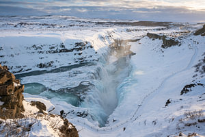 Gullfoss Wasserfall, Island, Europa