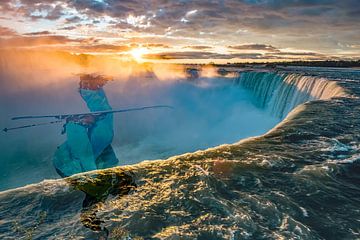 Skydive Niagara watervallen  van Truckpowerr