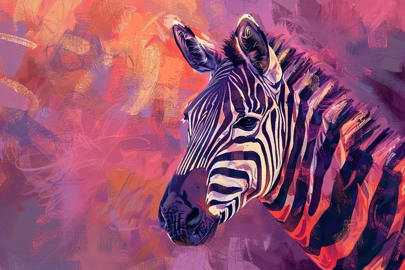 Zebra von Poster Art Shop