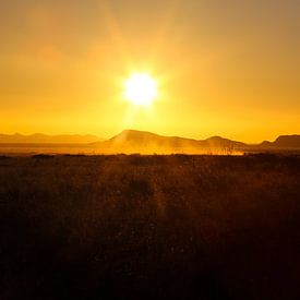 Sunset at Solitaire in Namibia von Edith Büscher