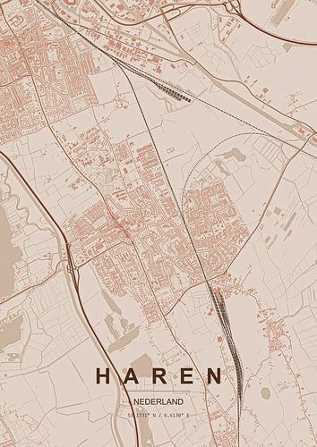Stadtplan von Haren