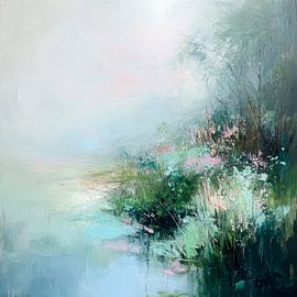 Fog over water by Poster Art Shop