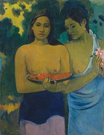 Two Tahitian Women, Paul Gauguin