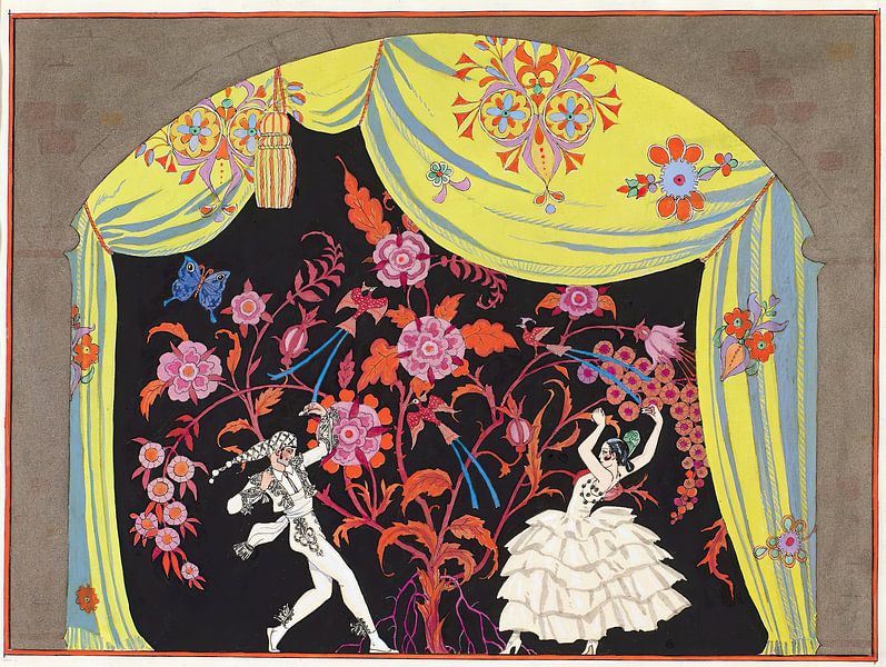 George Barbier - Le Flamenco by Peter Balan
