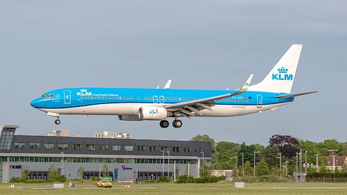 KLM Boeing 737-900 passagiersvliegtuig.