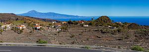Vue de El Teide depuis le sud de La Gomera