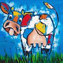 Das verrückte Kalb von Vrolijk Schilderij Miniaturansicht