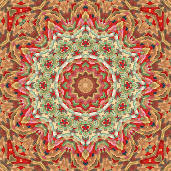 Mandala patroon 11 van Marion Tenbergen