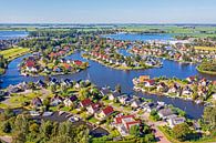 Luchtfoto van het dorp Terherne in Friesland Nederland van Eye on You thumbnail