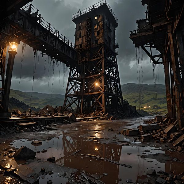 Ruine einer elektrischen Anlage von Nick Wendt