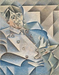 Juan Gris, Porträt von Pablo Picasso - 1912