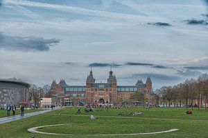 Museumplein en fin d'après-midi sur Don Fonzarelli