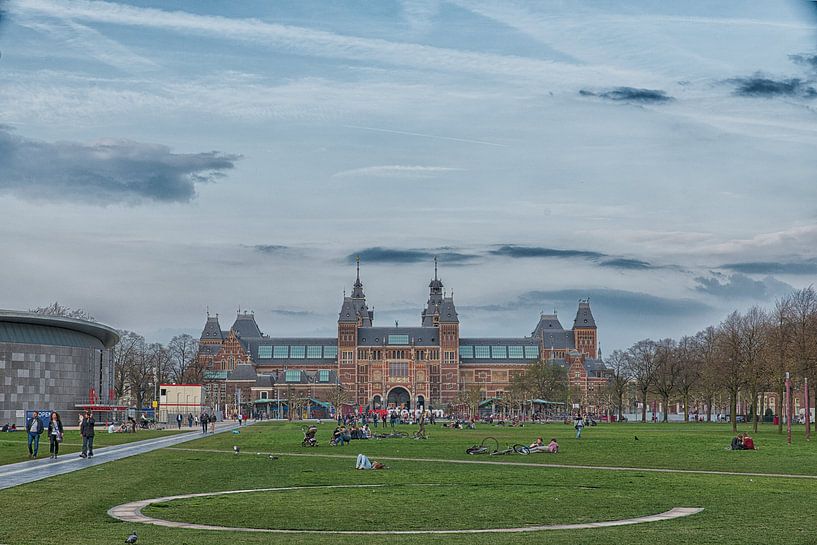 Museumplein late afternoon by Don Fonzarelli