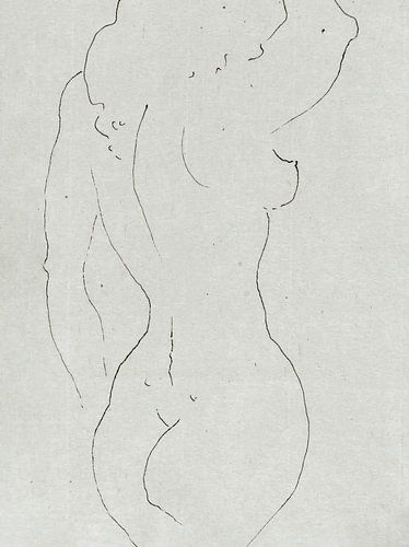 Lijntekening van een vrouw