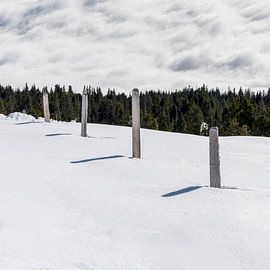 Wolkenhimmel im Winter von Zbinden Konnex