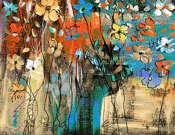 Sommerball - leuchtende Blumen von Claudia Gründler