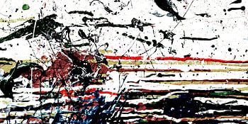 Abstract dripping paint