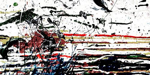 Abstract dripping paint