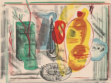 Frances Hodgkins - Arrangement of jugs (1938) sur Peter Balan