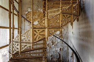 Lost Place - Escalier en colimaçon