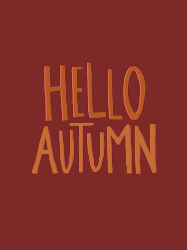 Bonjour l'automne