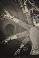 Dancing hands in half