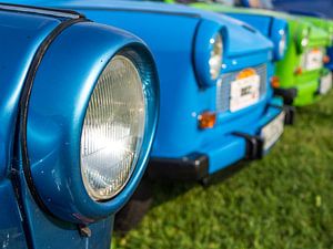 Scheinwerfer eines Trabant 601 Oldtimer