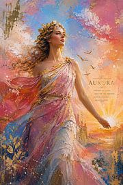 Painting of the Roman goddess Aurora. by Johannes