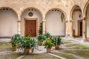 Innenhof in der Altstadt von Palma de Mallorca, Mallorca
