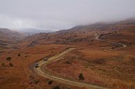 Vergezicht / View, Sani-pas, Lesotho, Zuid-Afrika van Maurits Bredius thumbnail