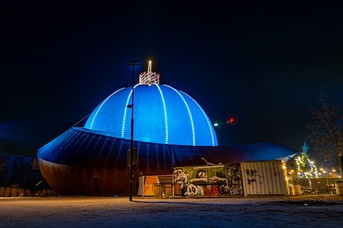 's World's Largest Christmas Ball at Dot in Groningen