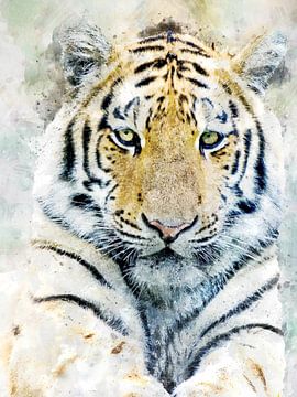 tijger van Printed Artings