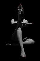 Silhouette dans le silence - Photographie artistique en noir et blanc