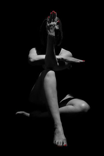 Silhouet in Stilte – Artistieke Zwart-Wit Fotografie