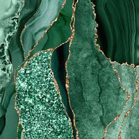 Agaat glitter oceaan textuur 14